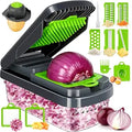 12-in-1 Food Veggie Chopper Cutter with Container
